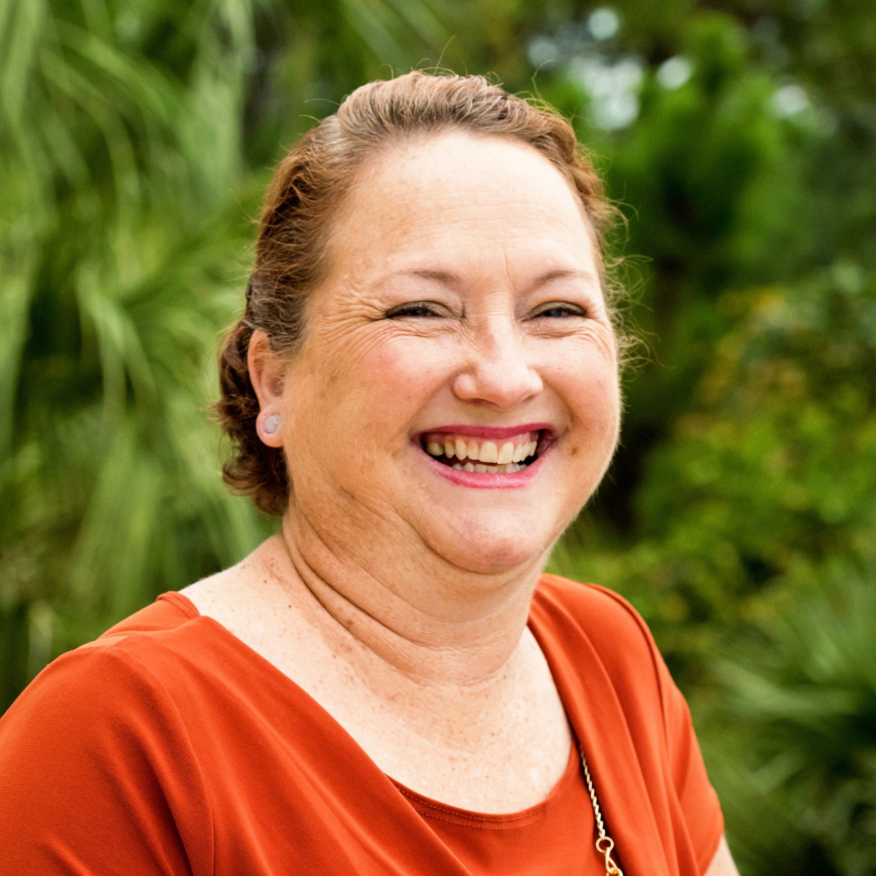 Smiling homeowner portrait