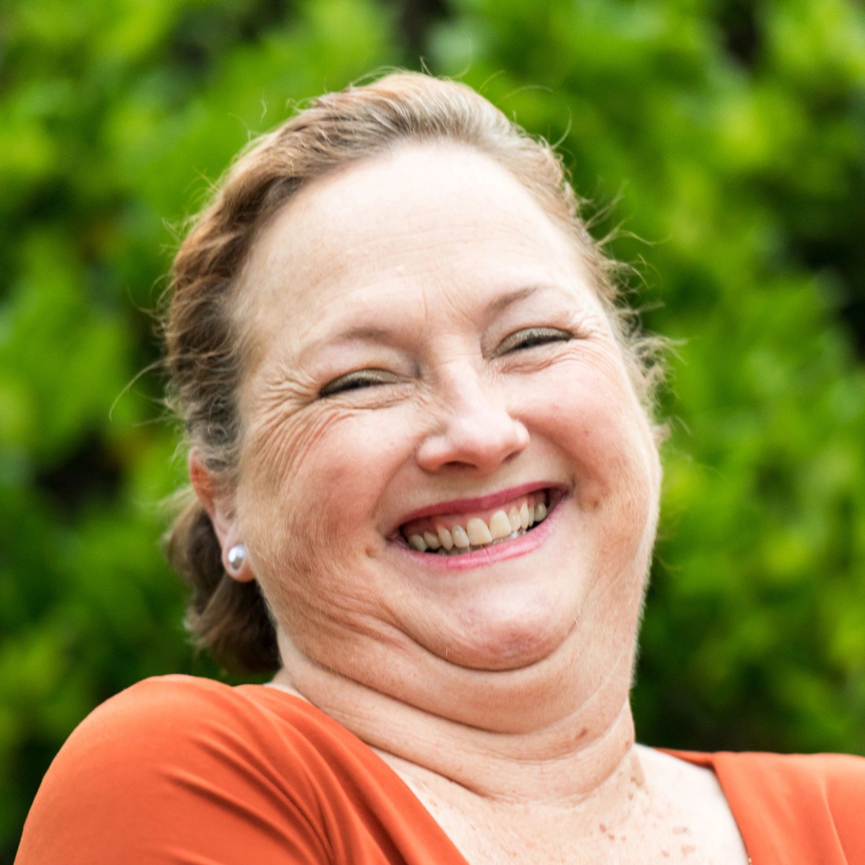 Smiling homeowner portrait
